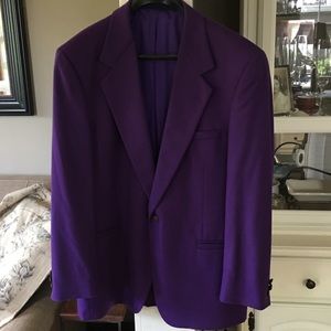 Versace V2 purple men’s sport coat size 40 💜🤩